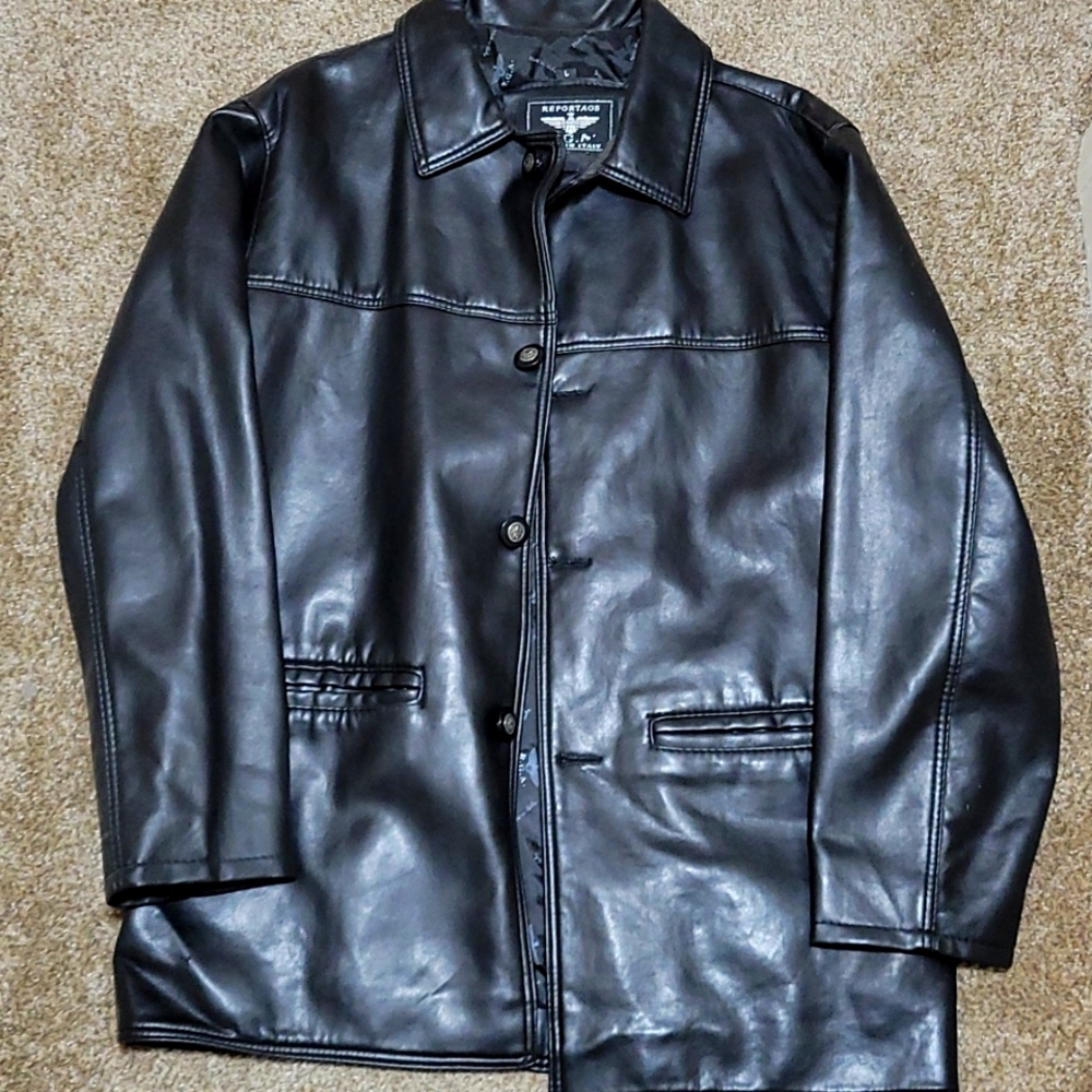 Reportage R.G.A. Leather Coat